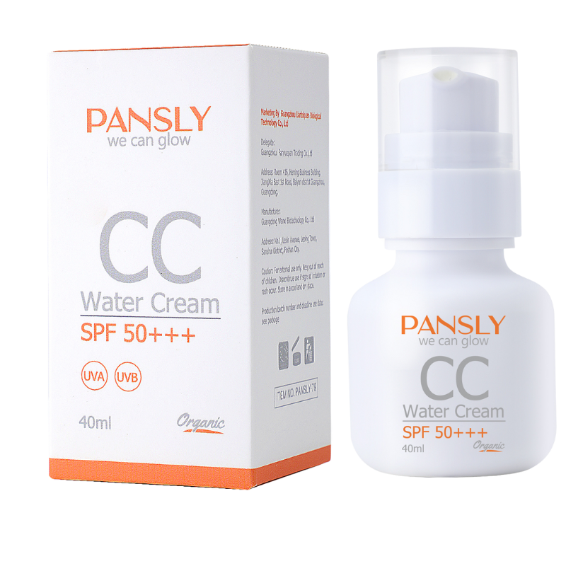 Pansly SPF 50+ CC Krém – Világos/Áttetsző bőrre