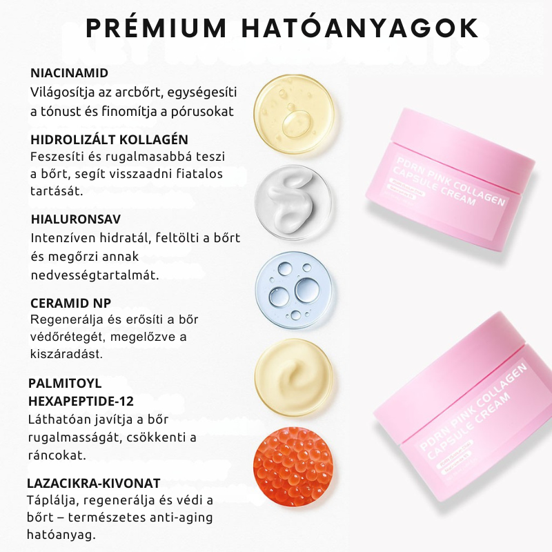 Sauvasine™ PDRN Pink Kollagén Kapszulakrém
