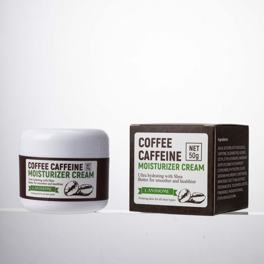 Lanthome™ hidratáló, fiatalító, bőrnyugtató arckrém kávéval és koffeinnel