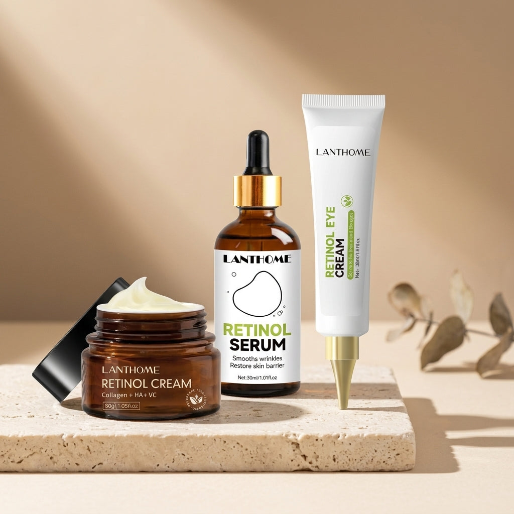 Lanthome™ 3 az 1 Retinol csomag mély ráncok ellen